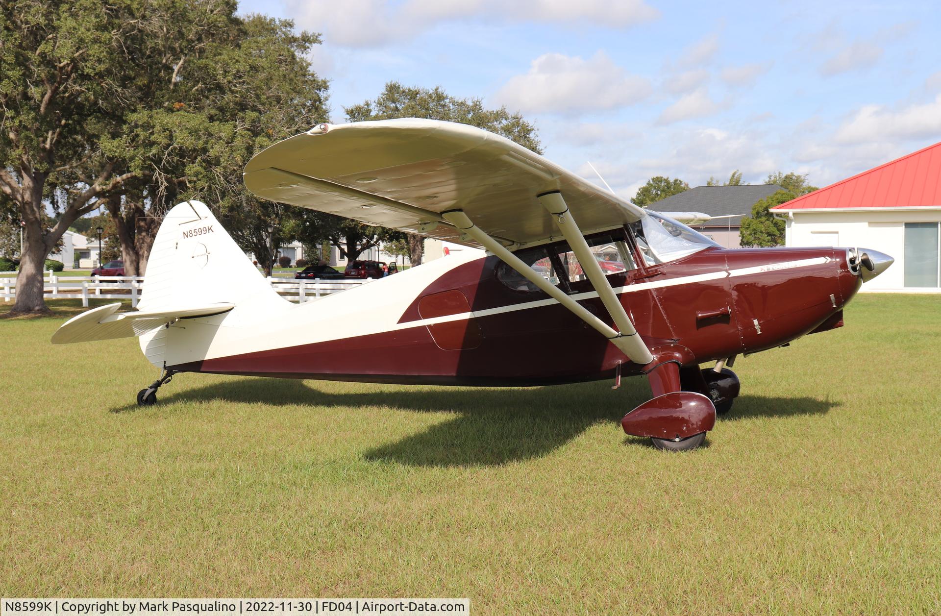 N8599K, 1947 Stinson 108-1 Voyager C/N 108-1599, Stinson 108-1