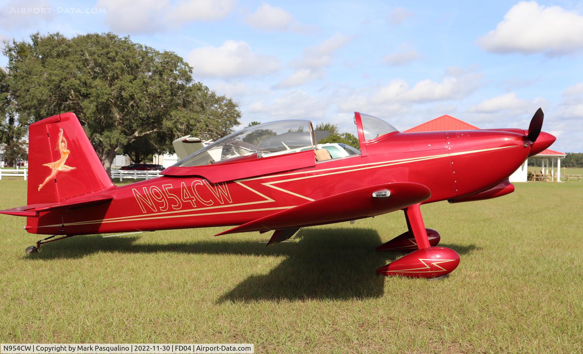 N954CW, 2012 Vans RV-8 C/N 81569, Vans RV-8