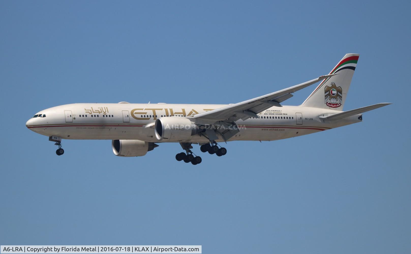 A6-LRA, 2007 Boeing 777-237/LR C/N 36300, Etihad 777-200 zx