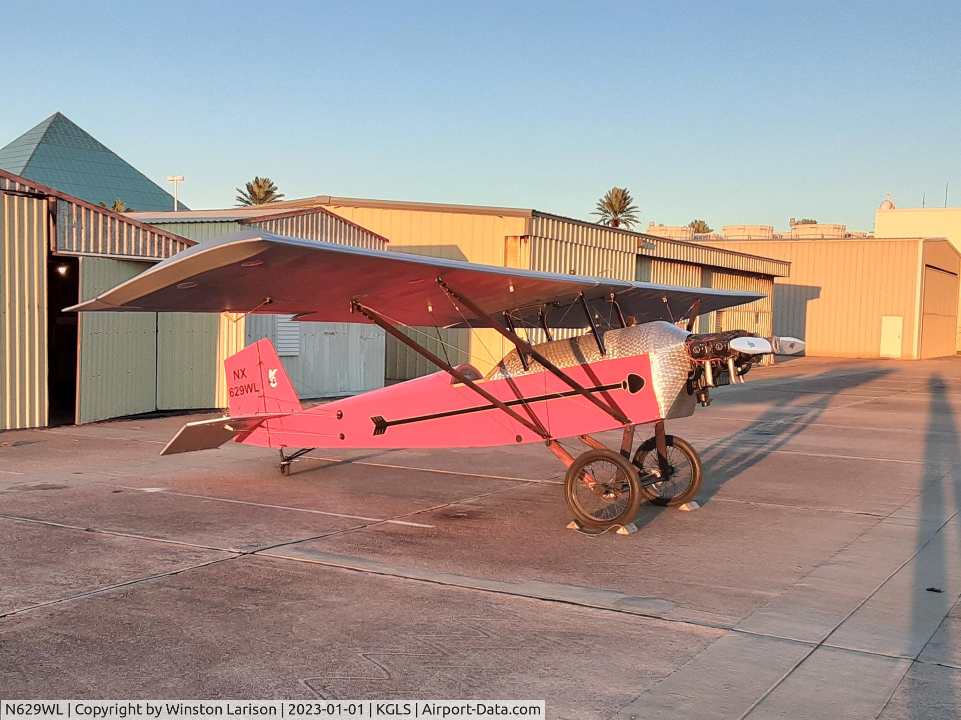 NX629WL, 2016 Pietenpol Aircamper C/N 002, At Scholes Field Galveston Texas.