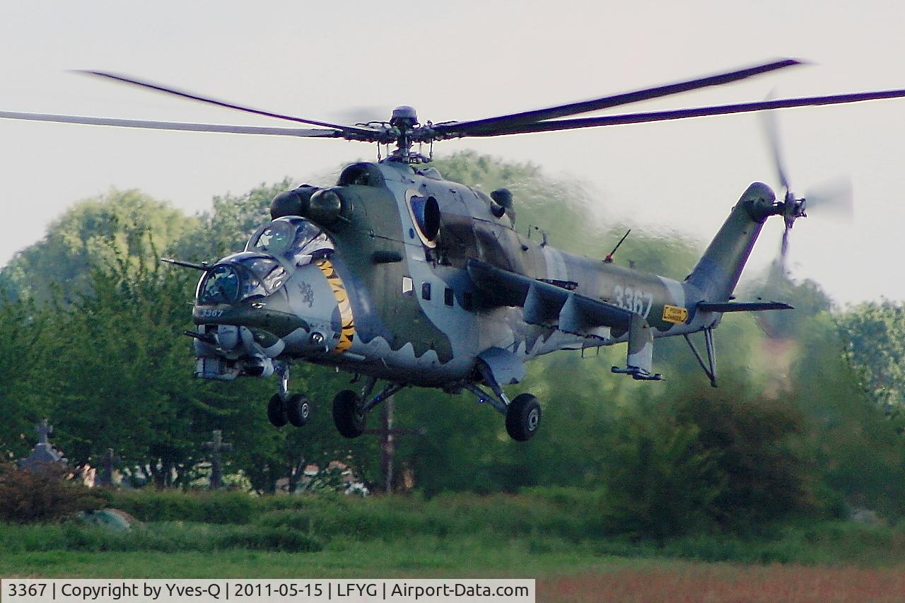 3367, 2005 Mil Mi-35 Hind E C/N 203367, Mil Mi-35 Hind E, Cambrai-Niergnies Airfield (LFYG) open day Tiger Meet 2011