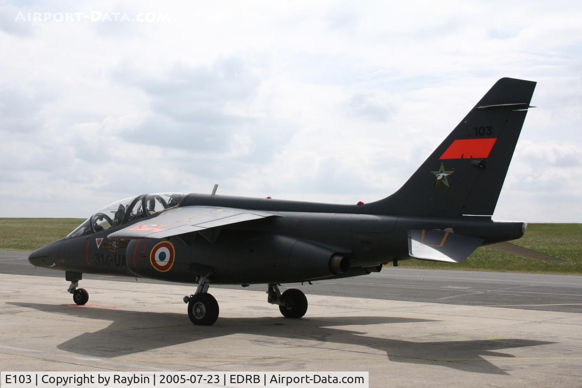 E103, Dassault-Dornier Alpha Jet E C/N E103, static display