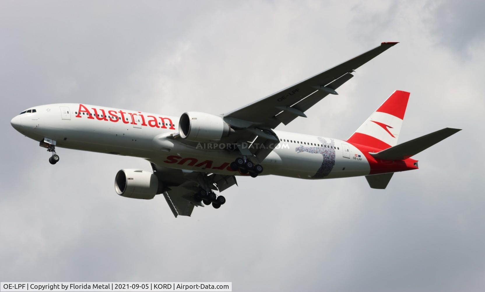 OE-LPF, 2001 Boeing 777-2Q8/ER C/N 28692, ORD 2021