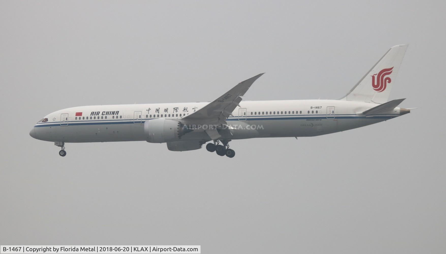 B-1467, 2017 Boeing 787-9 Dreamliner Dreamliner C/N 34315, Air China 787-9 zx