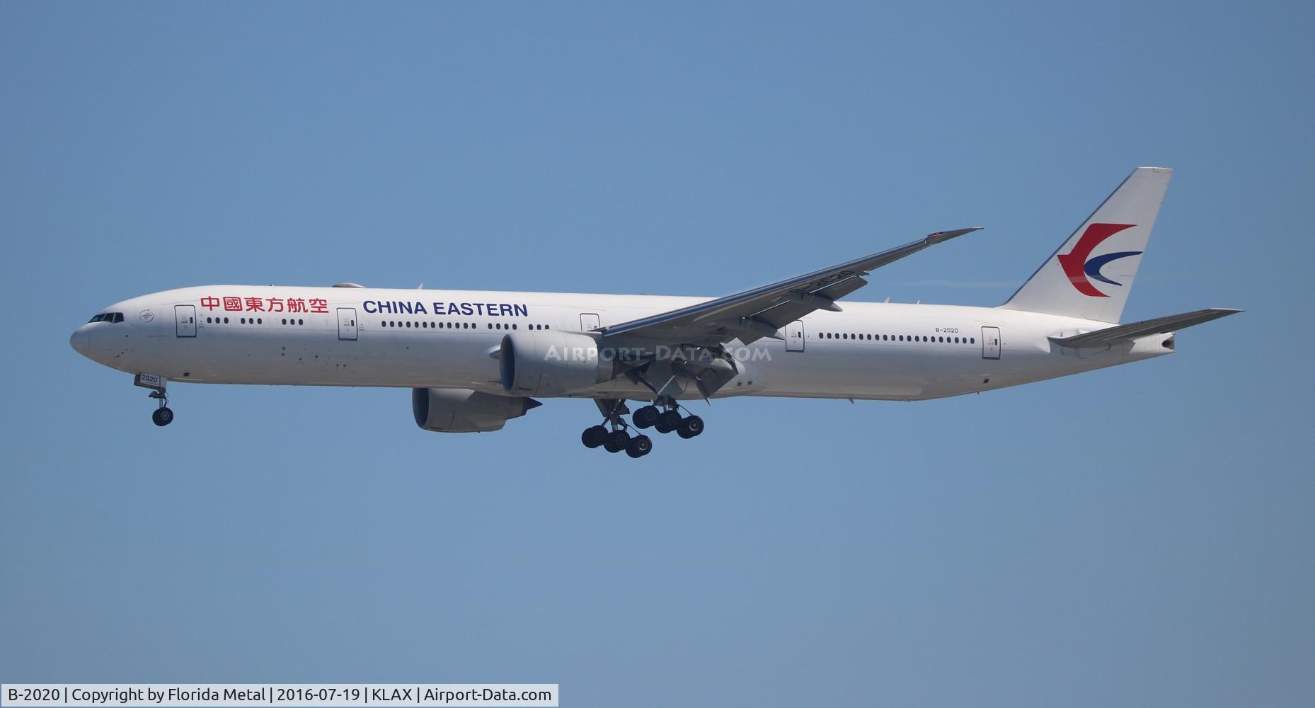 B-2020, 2015 Boeing 777-39P/ER C/N 43272, China Eastern 777-300 zx
