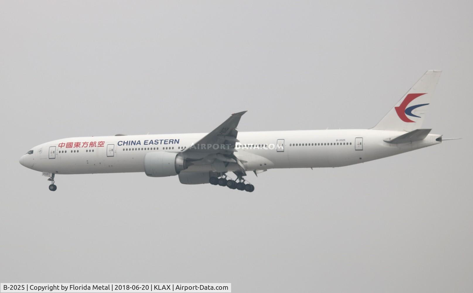B-2025, 2015 Boeing 777-39P/ER C/N 43276, China Eastern 777-300 zx