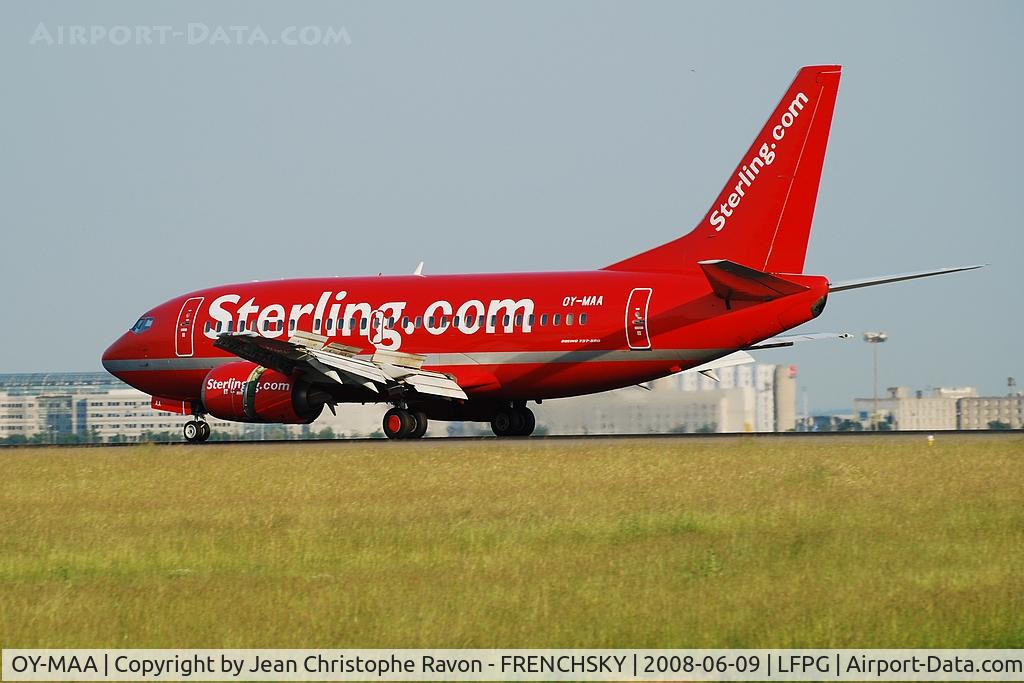 OY-MAA, 1990 Boeing 737-5L9 C/N 24778, Sterling