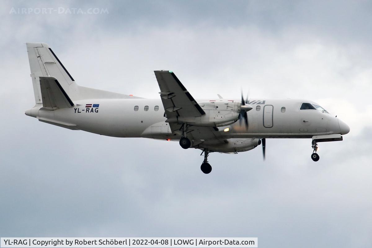 YL-RAG, 1986 Saab SF340A(F) C/N 340A-052, YL-RAG @ LOWG 2022