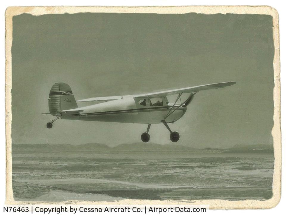 N76463, 1946 Cessna 140 C/N 10895, Cessna promo photo