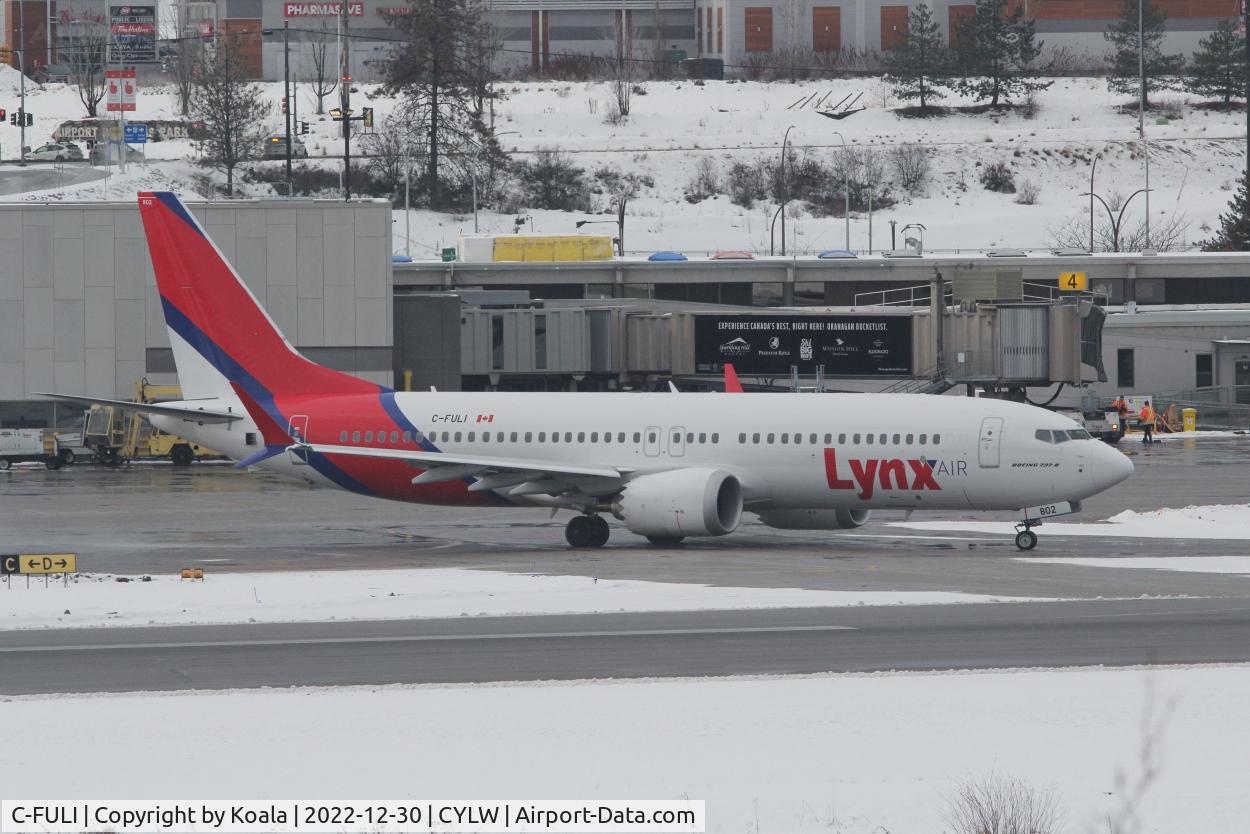 C-FULI, 2020 Boeing 737-8 MAX C/N 44314, Departure to Vancouver