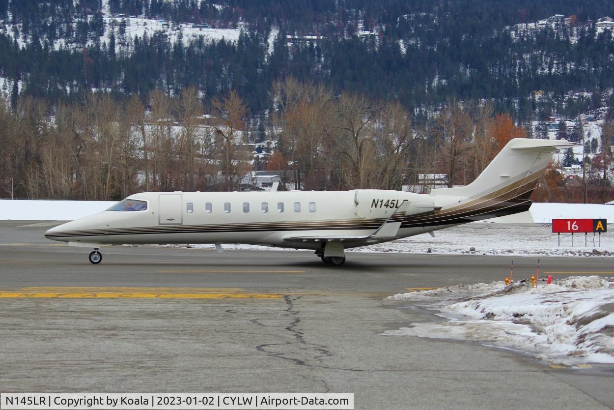 N145LR, 2000 Learjet 45 C/N 45-119, Arrival from Portland (PDX).