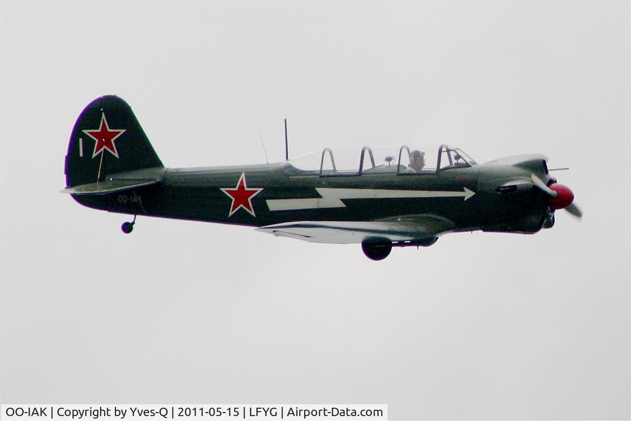 OO-IAK, 1956 Yakovlev Yak-18 C/N 1332019, Yakovlev Yak-18, Cambrai-Niergnies Airfield (LFYG) open day Tiger Meet 2011