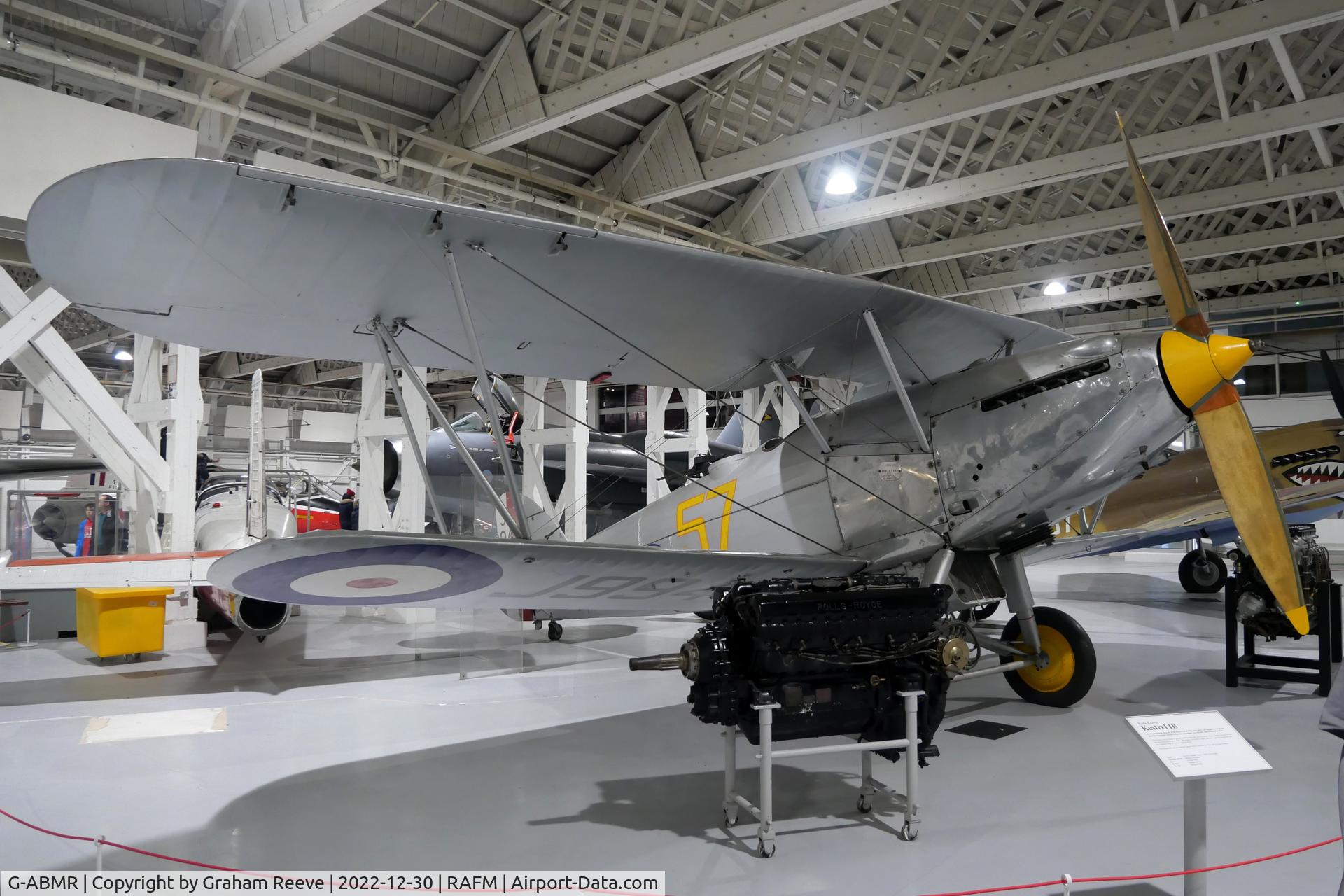 G-ABMR, 1931 Hawker Hart C/N HH1, On display at the RAF Museum, Hendon.