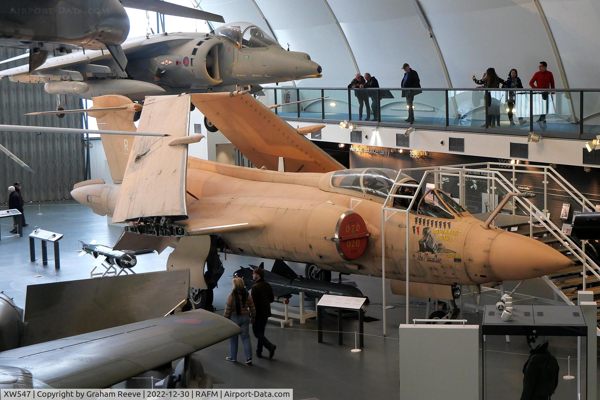 XW547, 1972 Hawker Siddeley Buccaneer S.2B C/N B3-08-71, On display at the RAF Museum, Hendon.