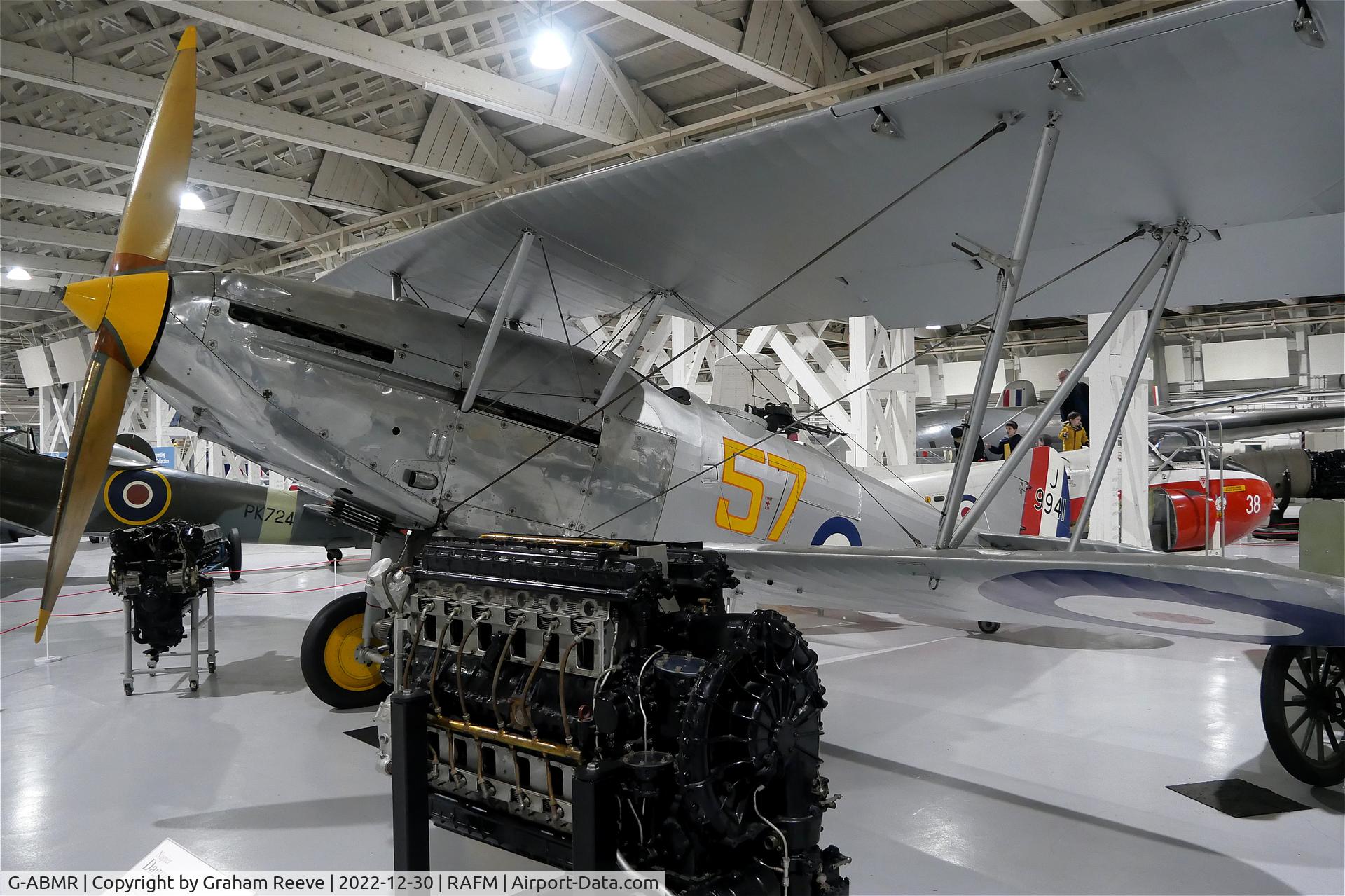 G-ABMR, 1931 Hawker Hart C/N HH1, On display at the RAF Museum, Hendon.