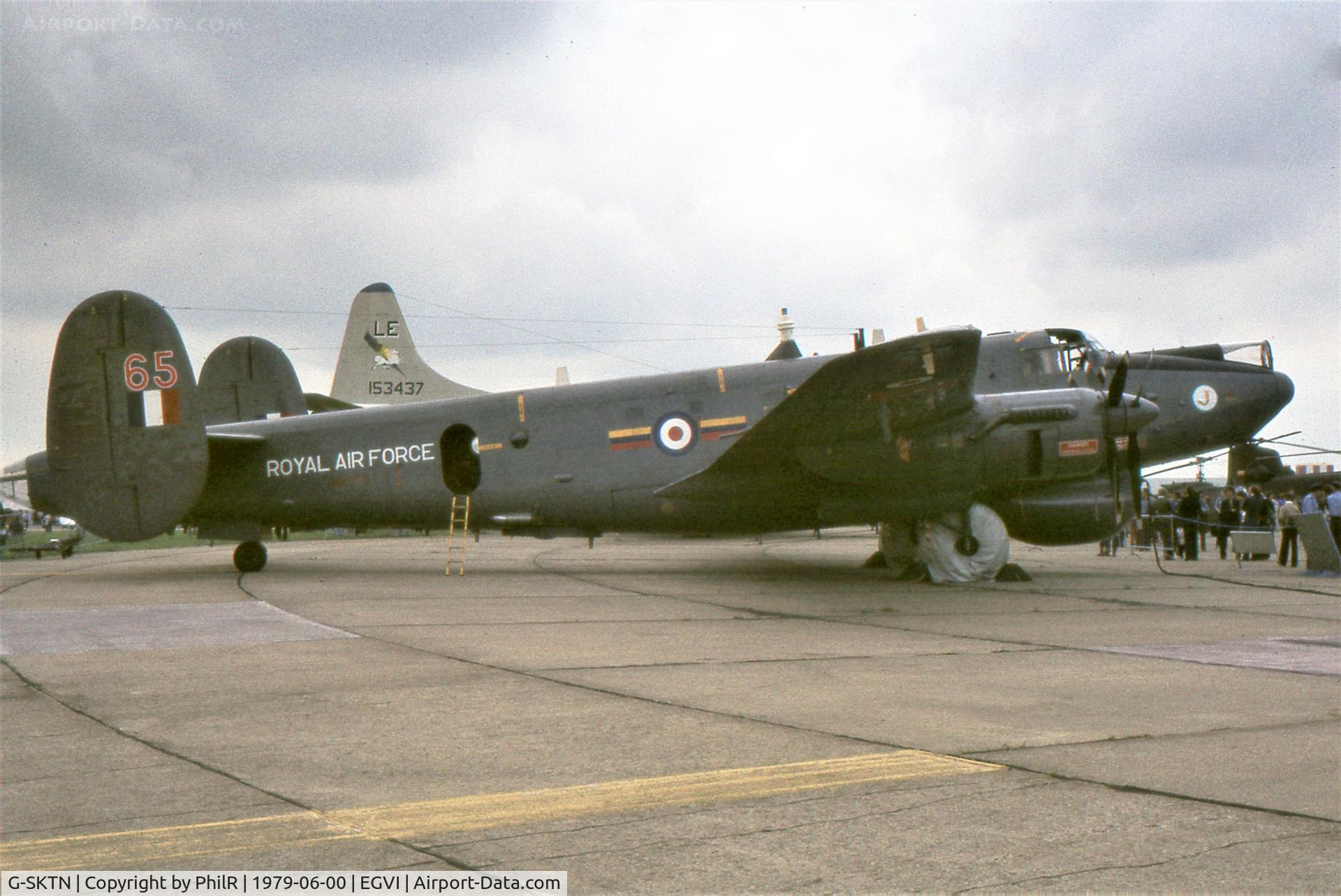 G-SKTN, 1954 Avro 696 Shackleton AEW.2 C/N Not found WR963, WR963 (now G-SKTN) 1954 Avro Shackleton AEW2 IAT