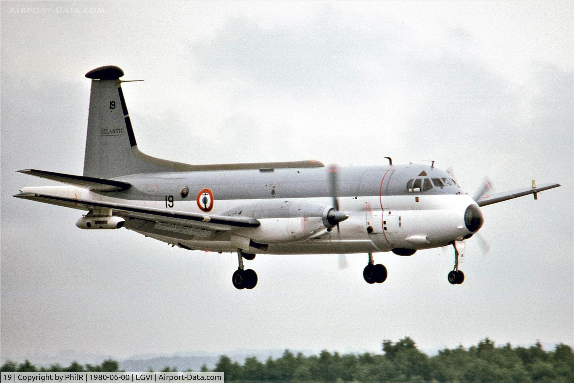 19, Breguet Atlantic C/N 19, 19 Breguet Atlantic Aeronautique Navale IAT