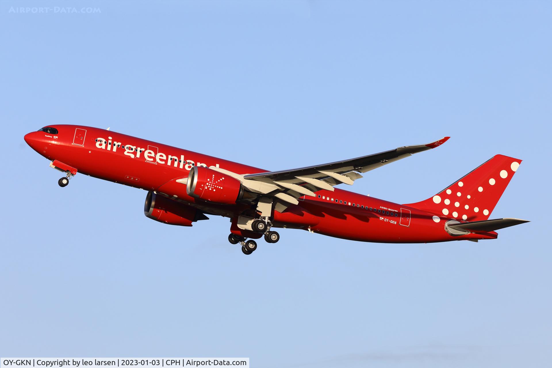 OY-GKN, 2022 Airbus A330-841 C/N 2020, Copenhagen 3.1.2023