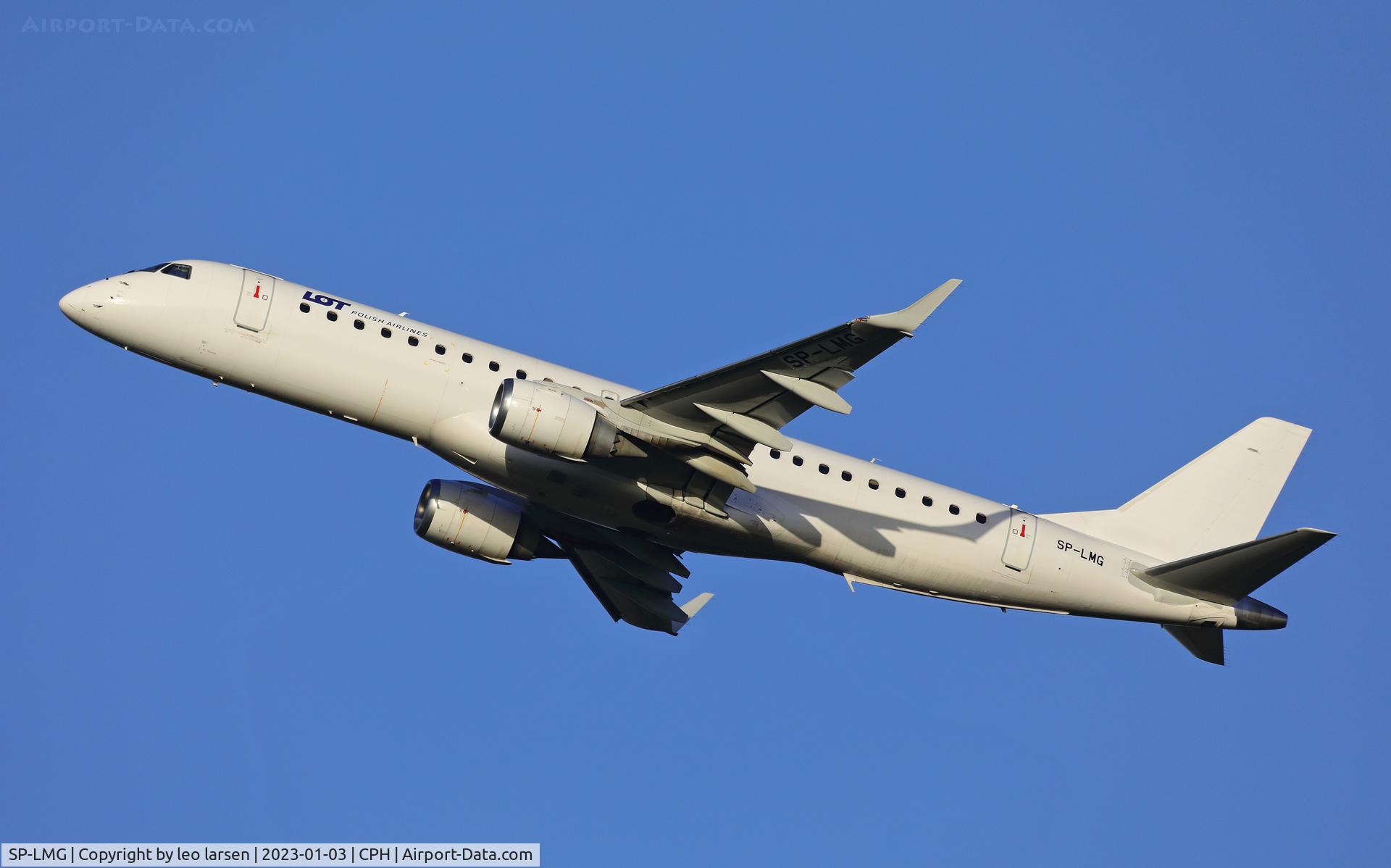 SP-LMG, 2008 Embraer 195AR (ERJ-190-200IGW) C/N 19000237, Copenhagen 3.1.2023