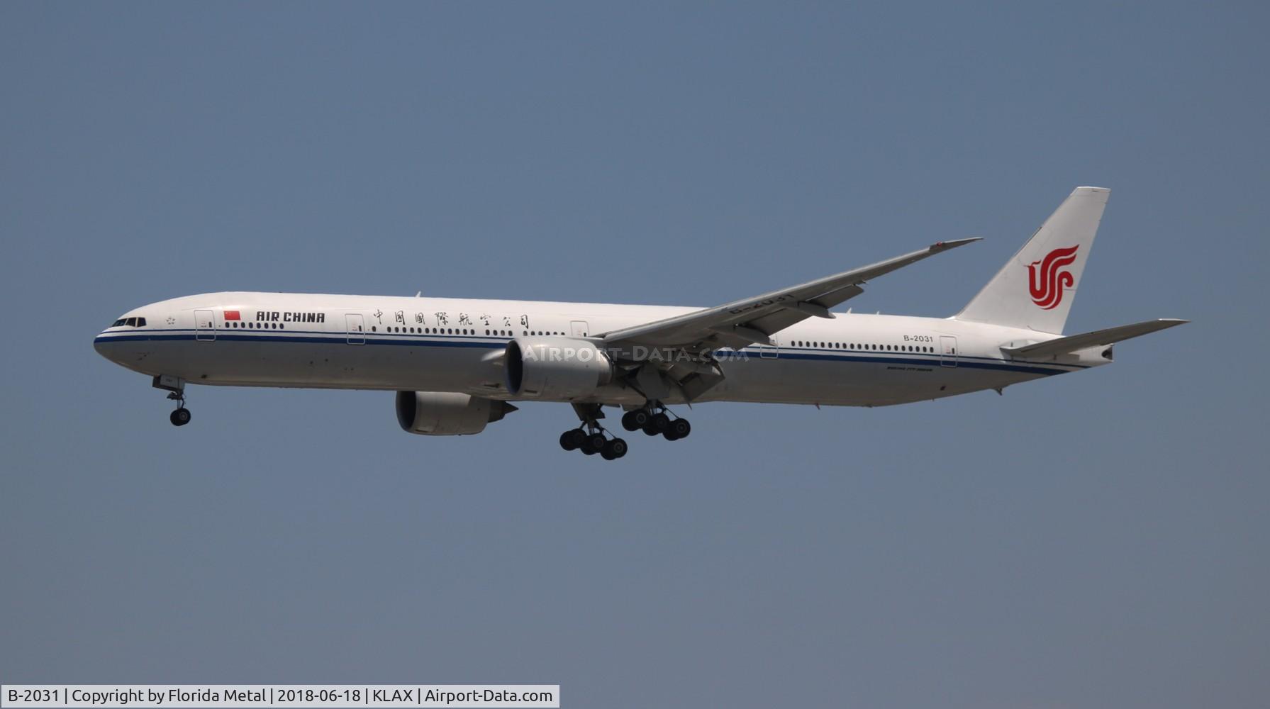 B-2031, 2012 Boeing 777-39L/ER C/N 38670, Air China 777-300 zx