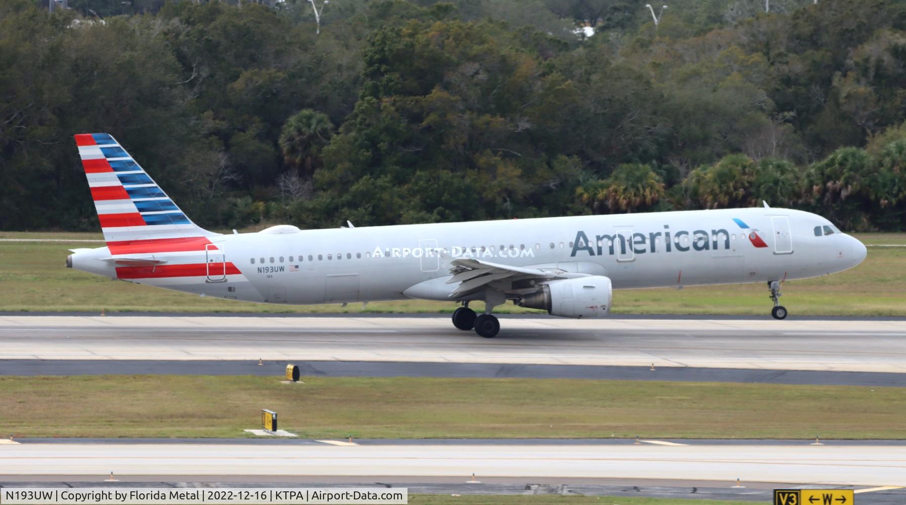 N193UW, 2008 Airbus A321-211 C/N 3584, TPA 2022