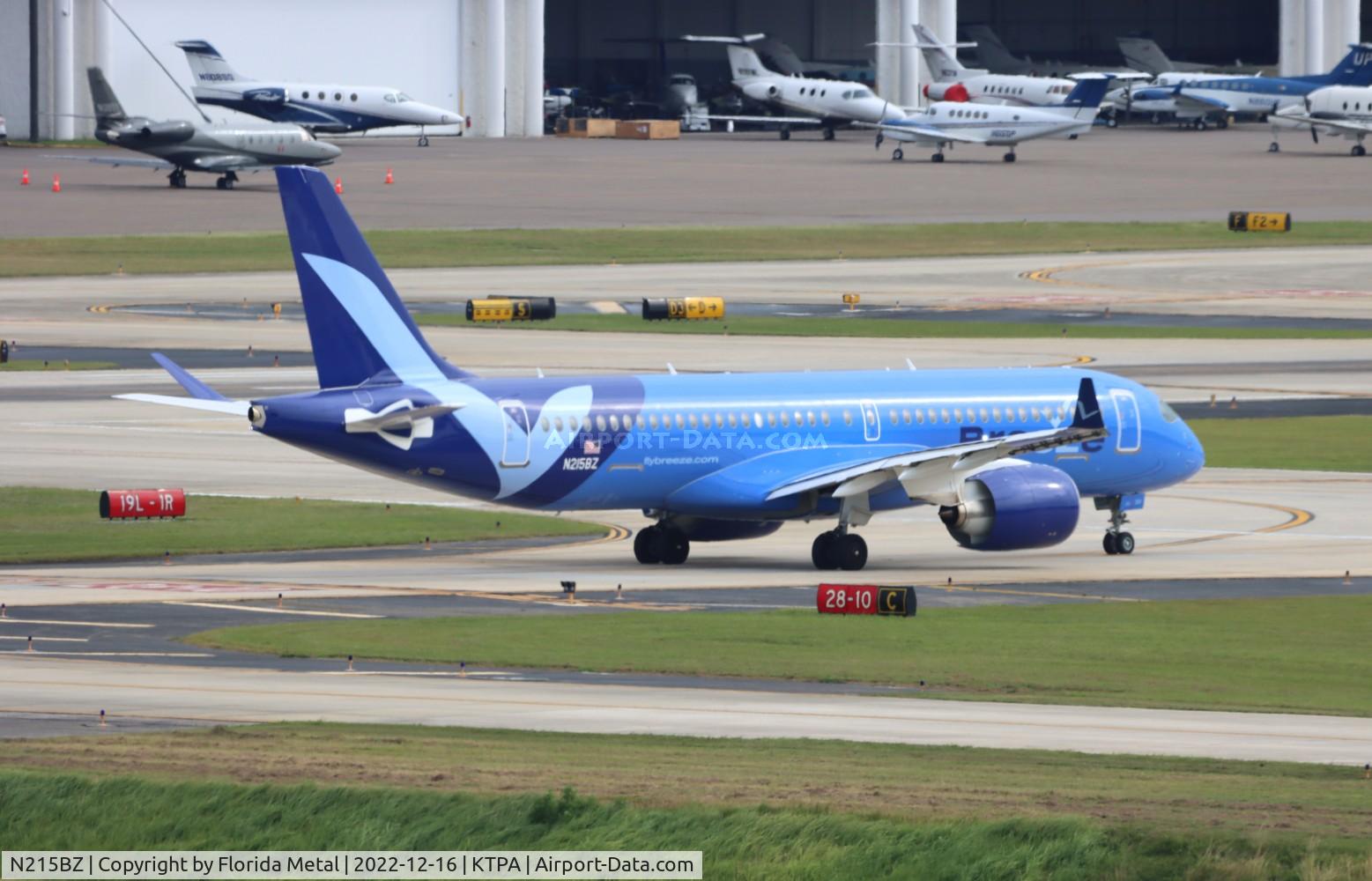 N215BZ, 2022 Airbus A220-300 C/N 55167, TPA 2022