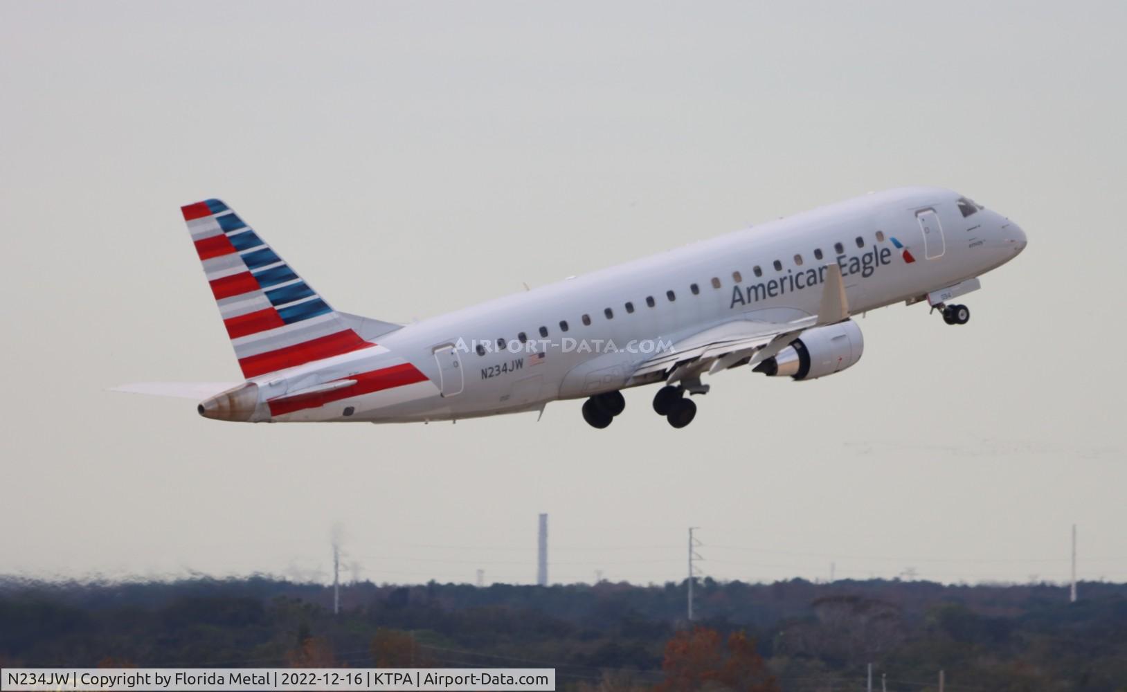 N234JW, 2016 Embraer 175LR (ERJ-170-200LR) C/N 17000566, TPA 2022
