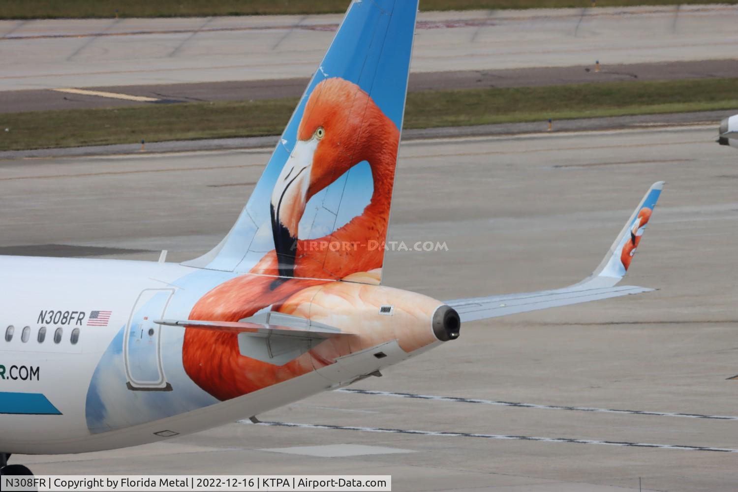 N308FR, 2017 Airbus A320-251N C/N 7538, Flo Flamingo