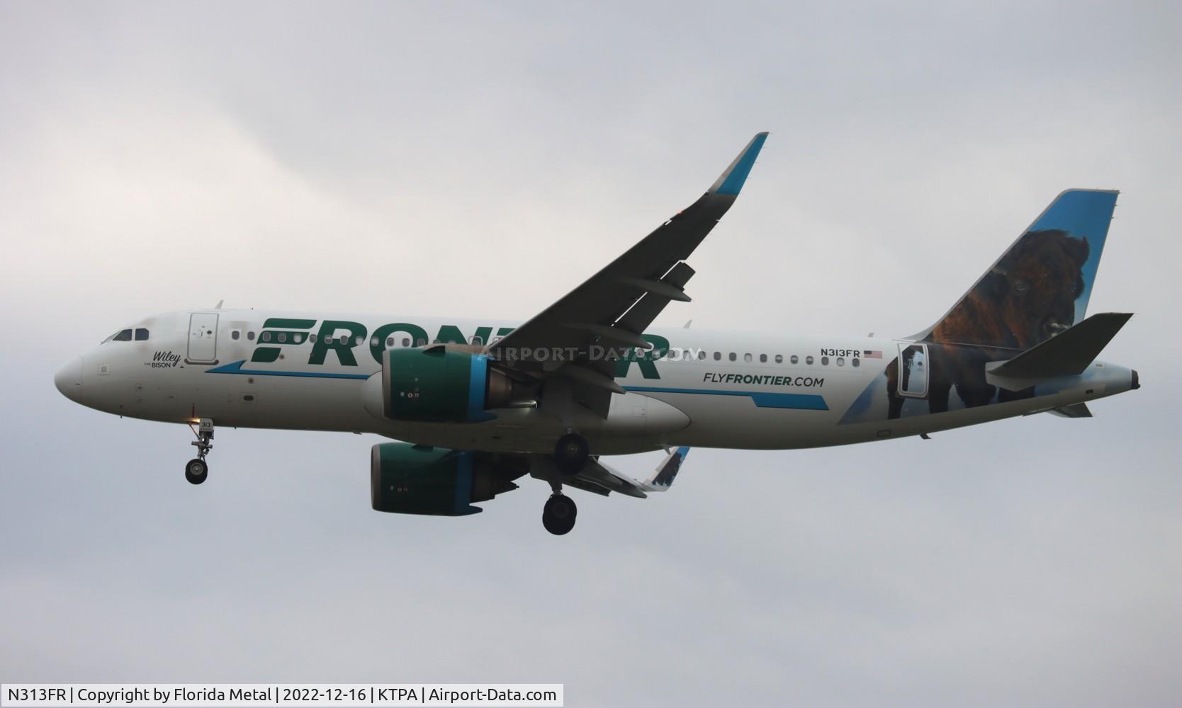 N313FR, 2017 Airbus A320-251N C/N 7727, TPA 2022