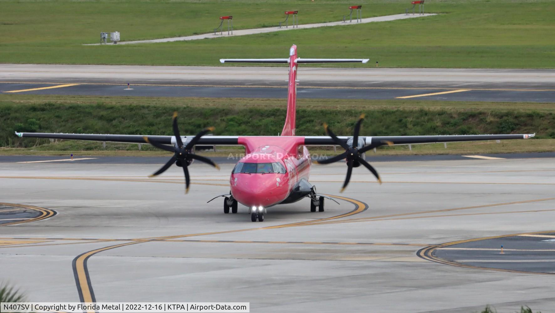 N407SV, 2019 ATR 42-600 C/N 1411, TPA 2022