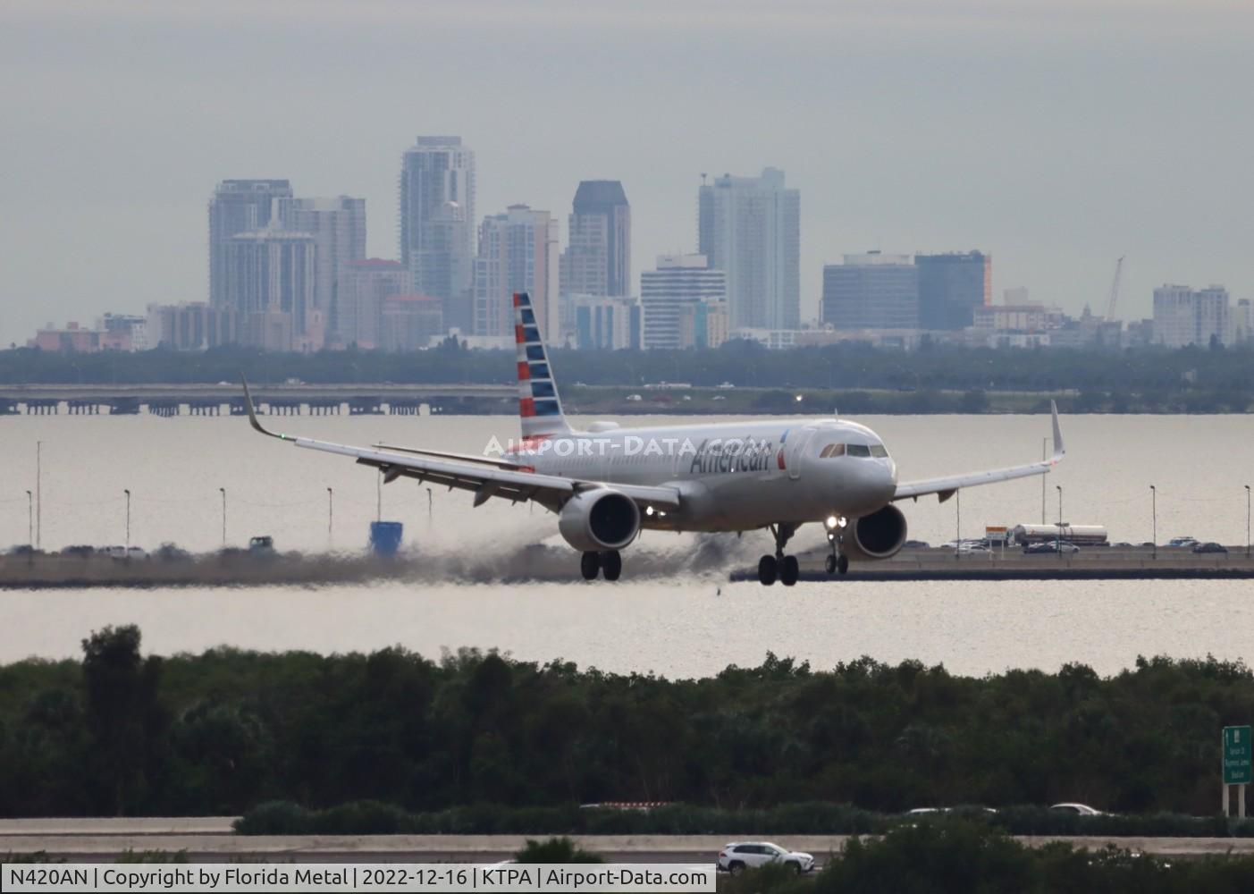 N420AN, 2020 Airbus A321-253NX C/N 9584, TPA 2022