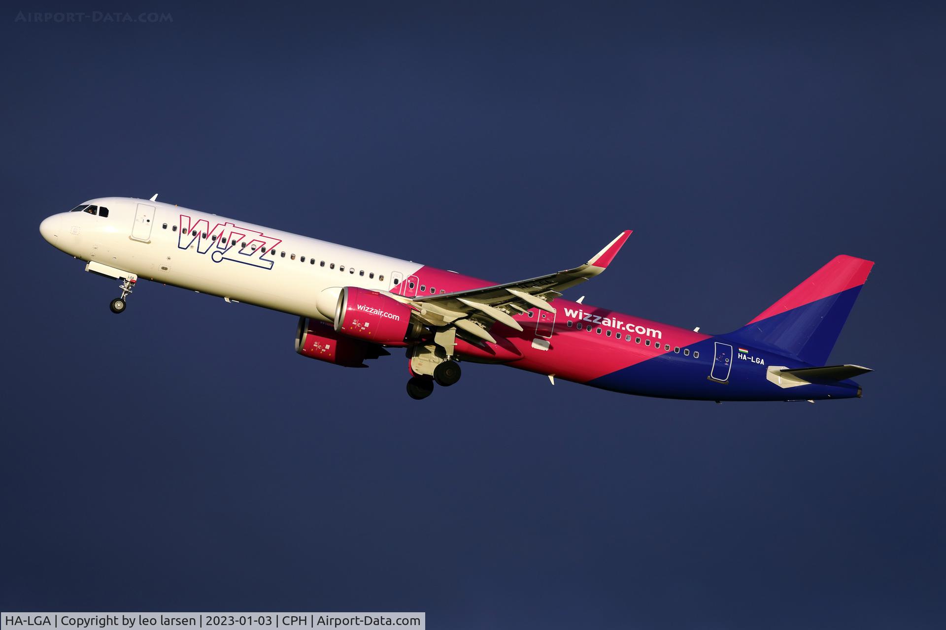 HA-LGA, 2022 Airbus A321-271NX C/N 10950, Copenhagen 3.1.2023