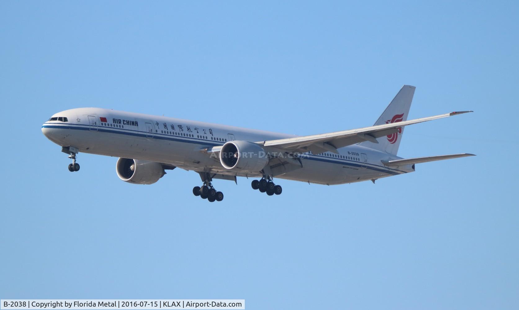 B-2038, 2013 Boeing 777-39L/ER C/N 38678, Air China 777-300 zx
