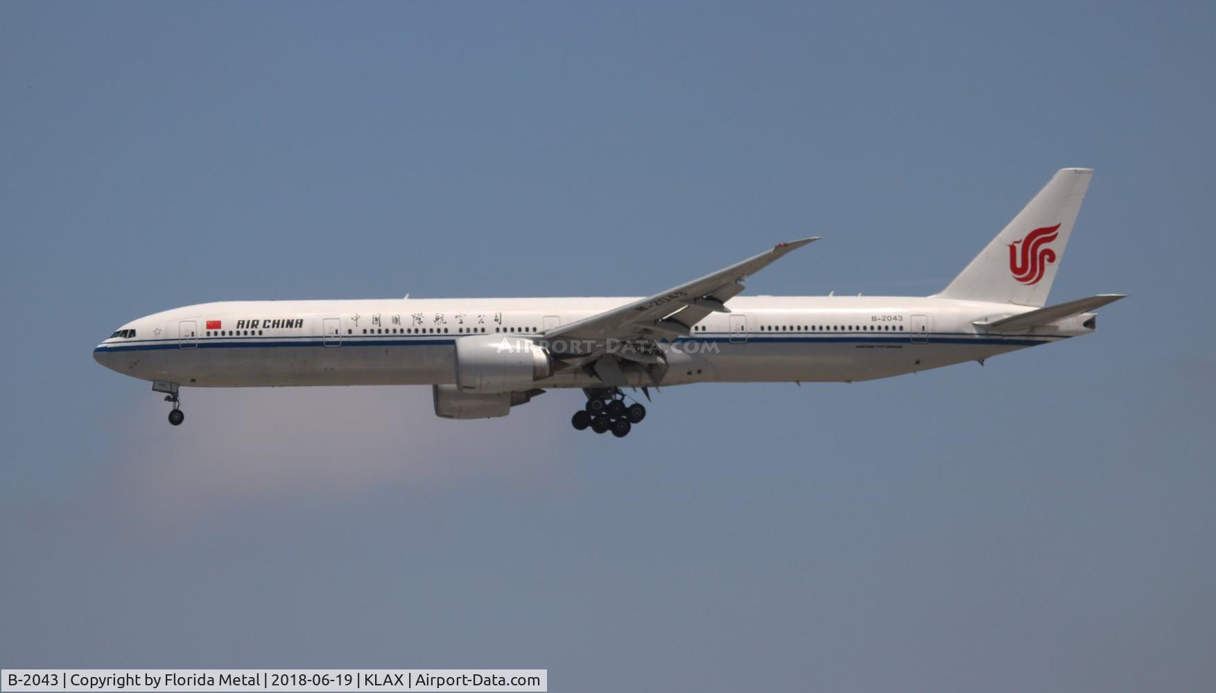 B-2043, 2013 Boeing 777-39L/ER C/N 41441, Air China 777-300 zx