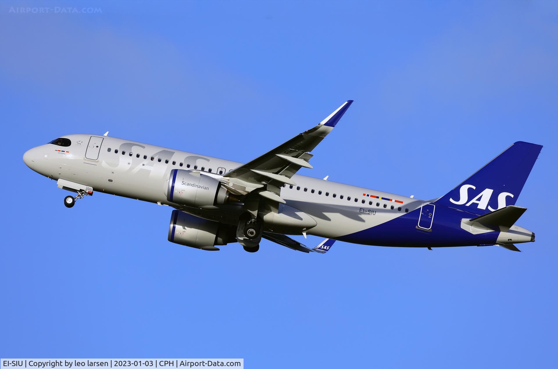 EI-SIU, 2022 Airbus A320-251N C/N 11043, Copenhagen 3.1.2023