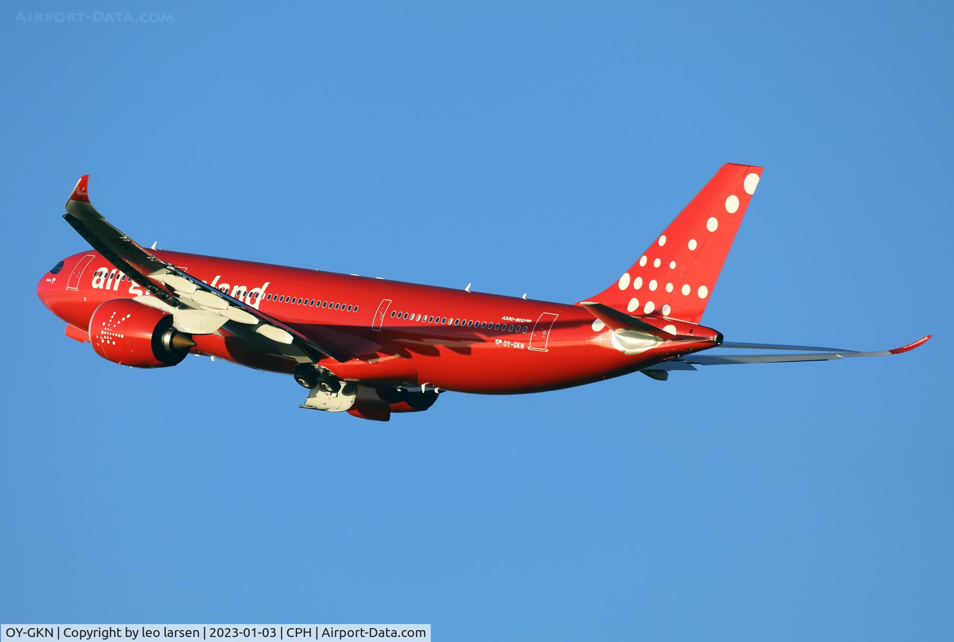 OY-GKN, 2022 Airbus A330-841 C/N 2020, Copenhagen 3.1.2023