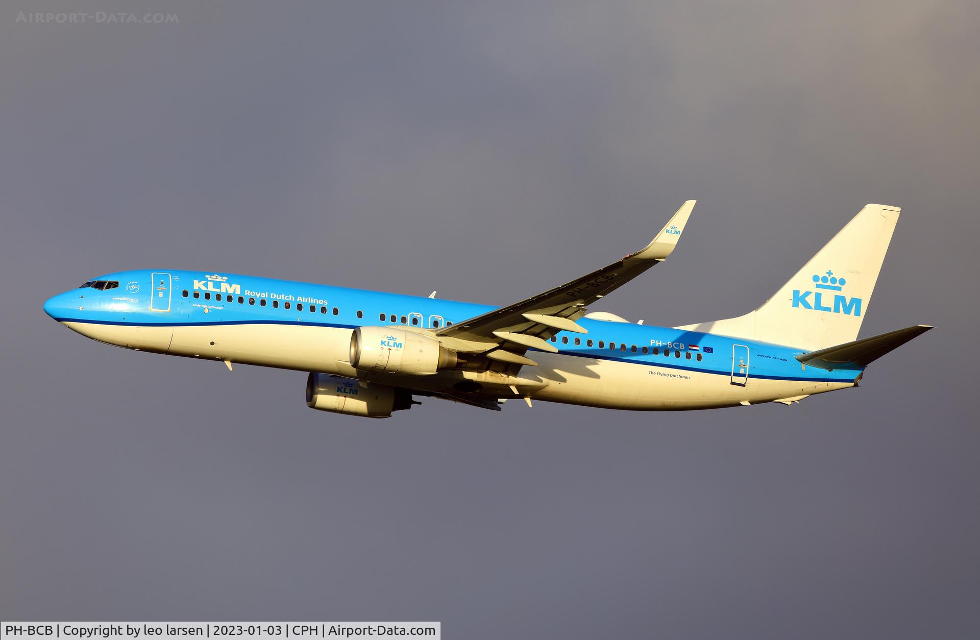 PH-BCB, 2011 Boeing 737-8K2 C/N 39443, Copenhagen 3.1.2023