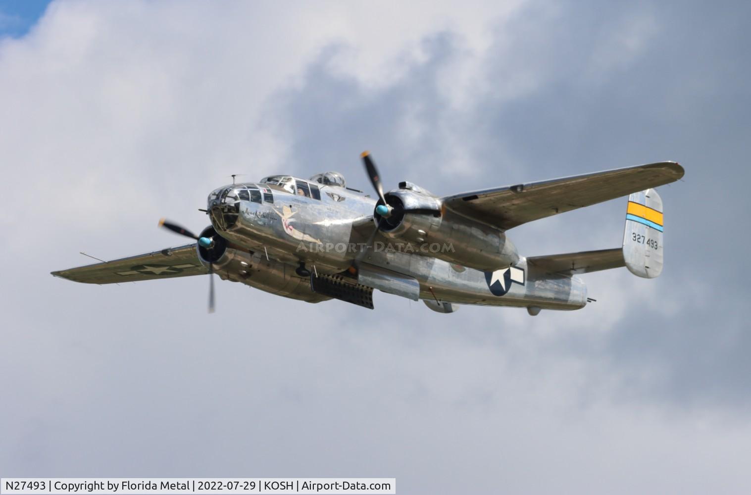 N27493, 1944 North American TB-25K Mitchell C/N 44-29869/108-33144, OSH 2022