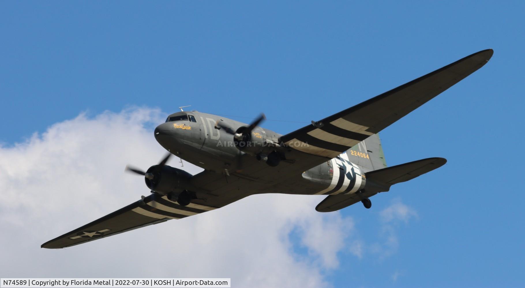 N74589, 1943 Douglas DC3C-S1C3G (C-47A) C/N 9926, OSH 2022