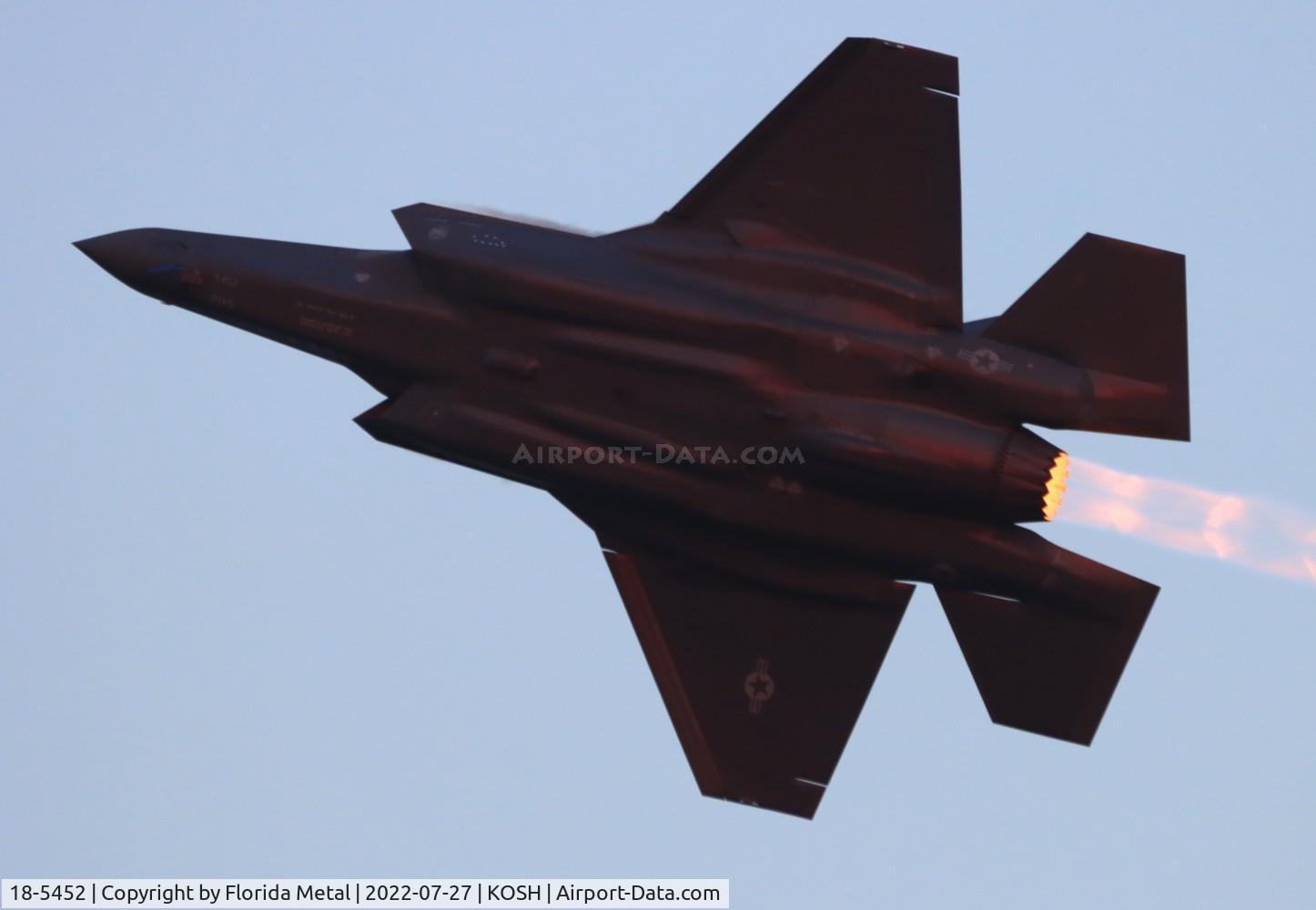 18-5452, Lockheed Martin F-35A Lightning II C/N AF-280, F-35A zx