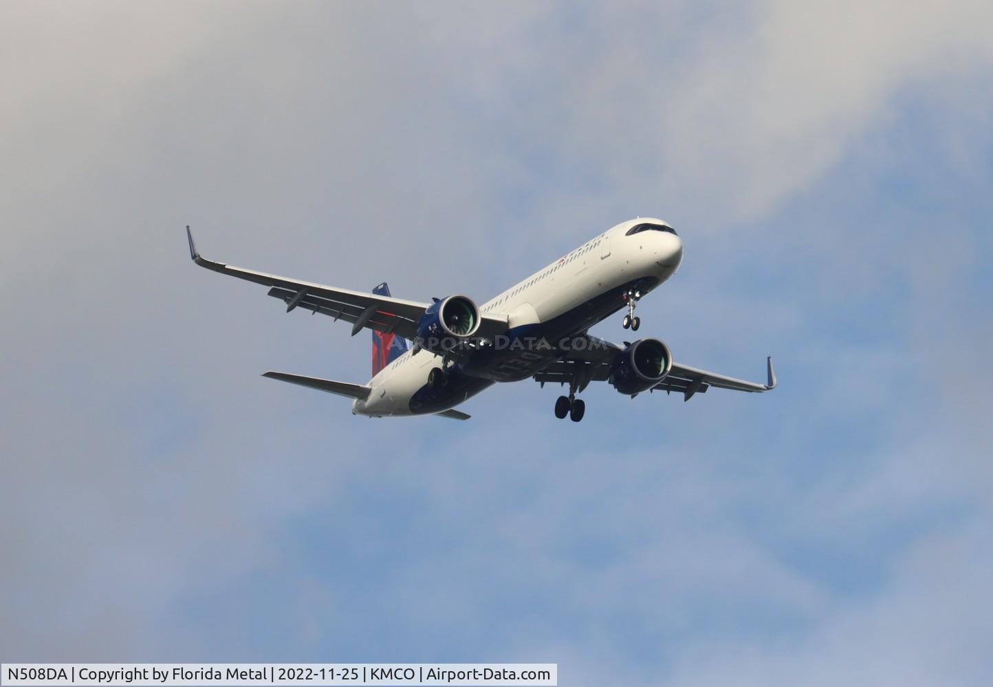 N508DA, 2022 Airbus A321-273NX C/N 10898, MCO 2022