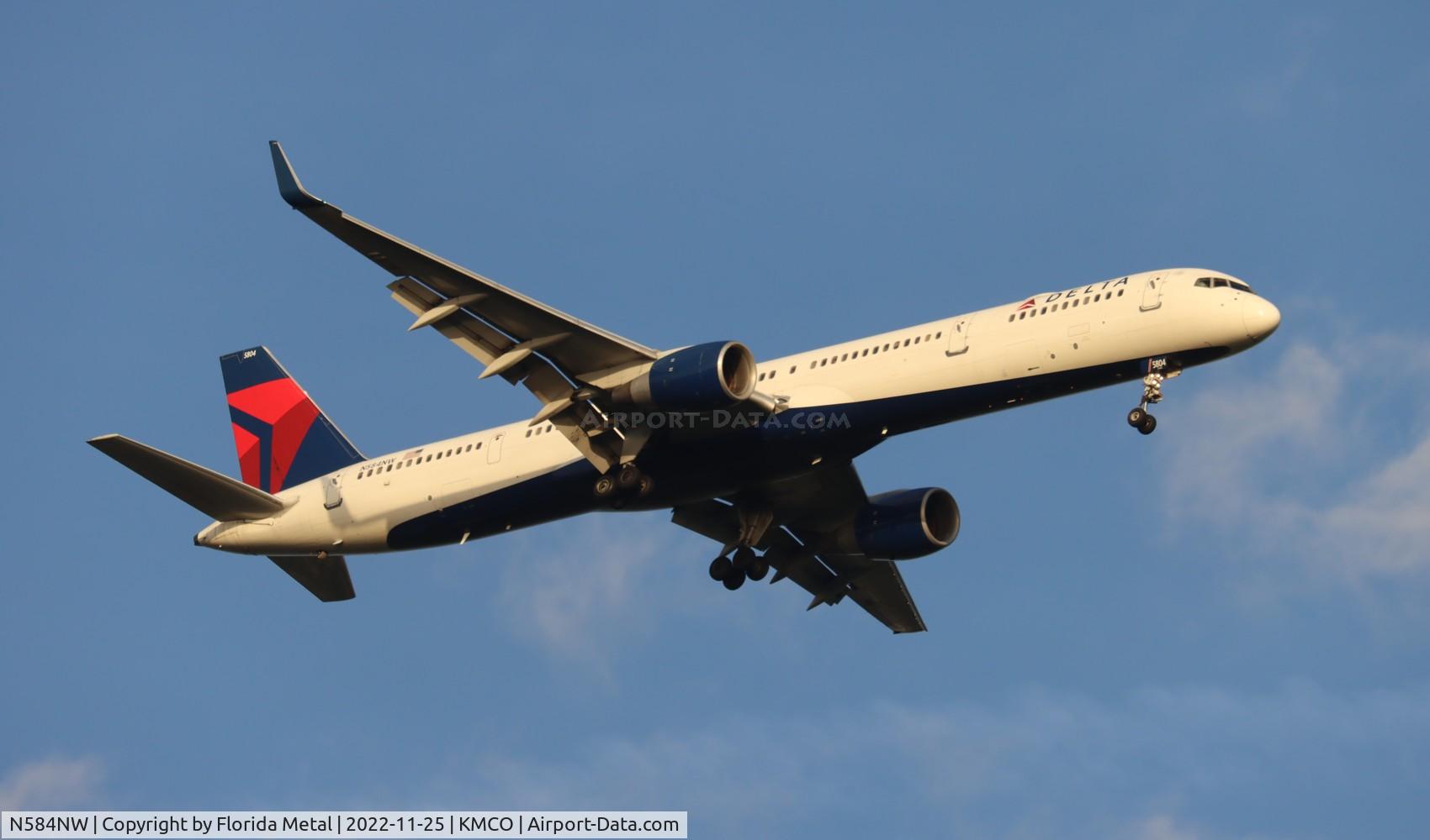 N584NW, 2002 Boeing 757-351 C/N 32984, MCO 2022