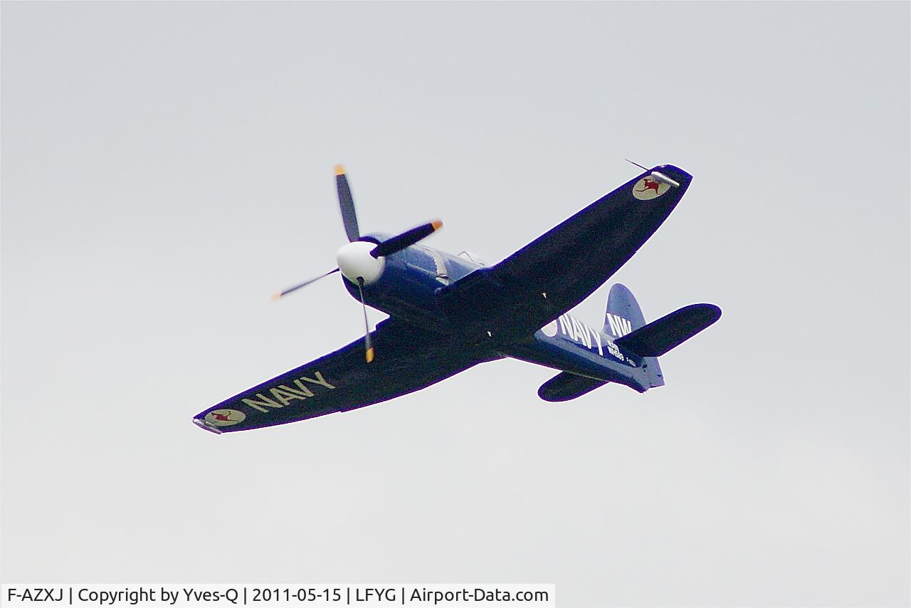 F-AZXJ, 1949 Hawker Sea Fury FB.11 C/N 37733, Hawker Sea Fury FB.11, On display, Cambrai-Niergnies Airfield (LFYG) open day 2011