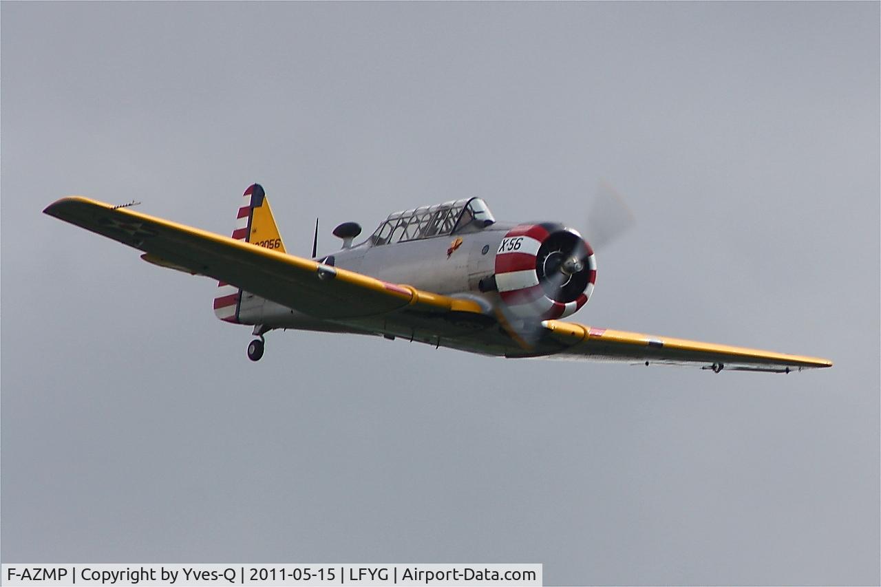 F-AZMP, North American T-6G Texan C/N 168-160, North American T-6G Texan, On display, Cambrai-Niergnies Airfield (LFYG) open day Tiger Meet 2011
