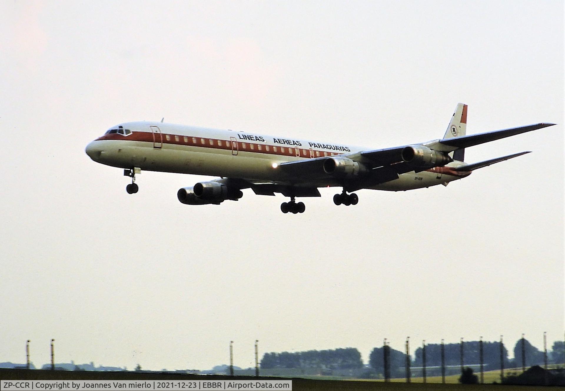ZP-CCR, 1968 Douglas DC-8-61 C/N 46037, Slide scan