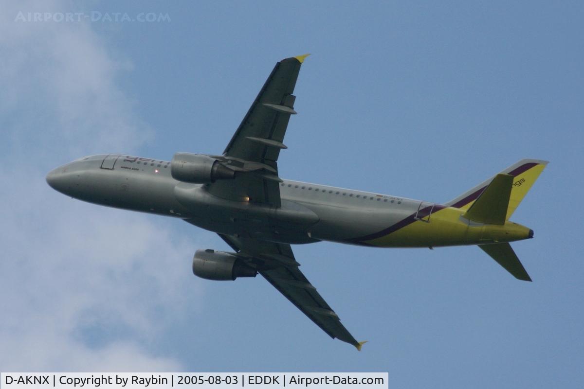 D-AKNX, 1995 Airbus A320-211 C/N 525, Now flying as EP-AJJ Meraj Airlines