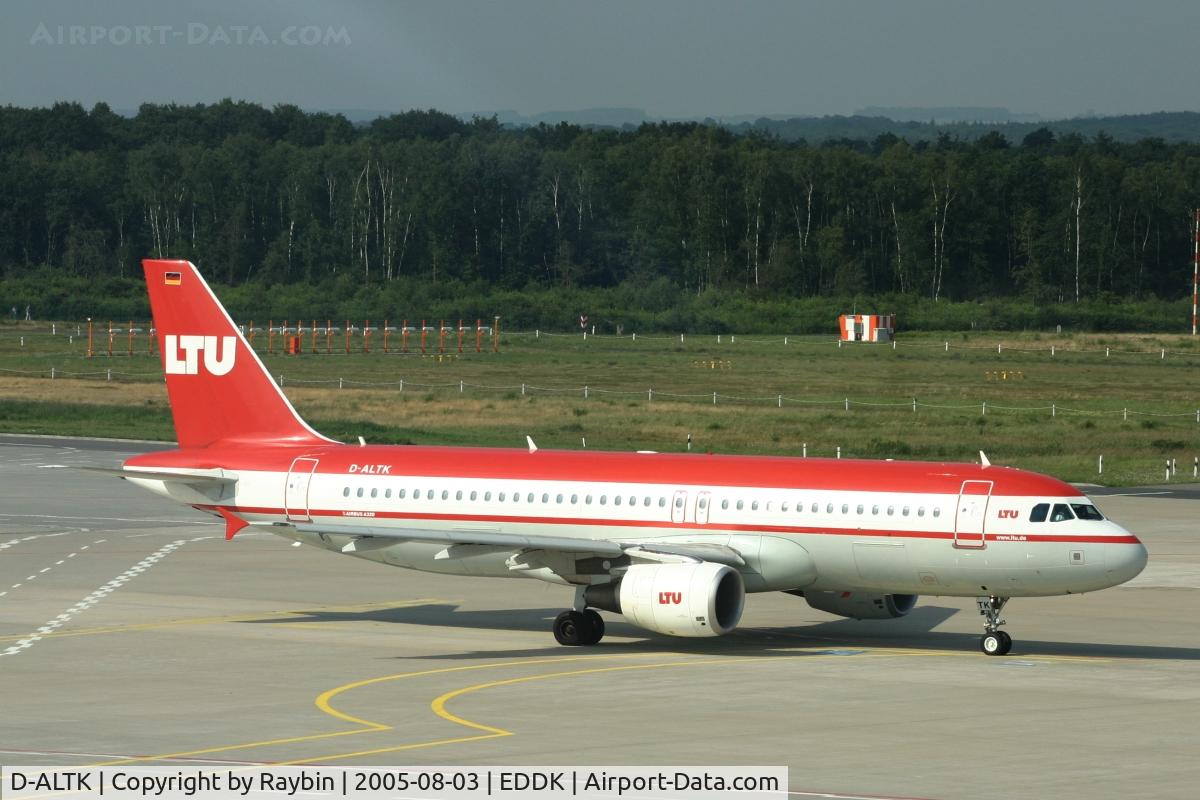 D-ALTK, 2003 Airbus A320-214 C/N 1931, Now flying as OE-LBK for Austrian Airlines 
LTU ceased ops in 2011