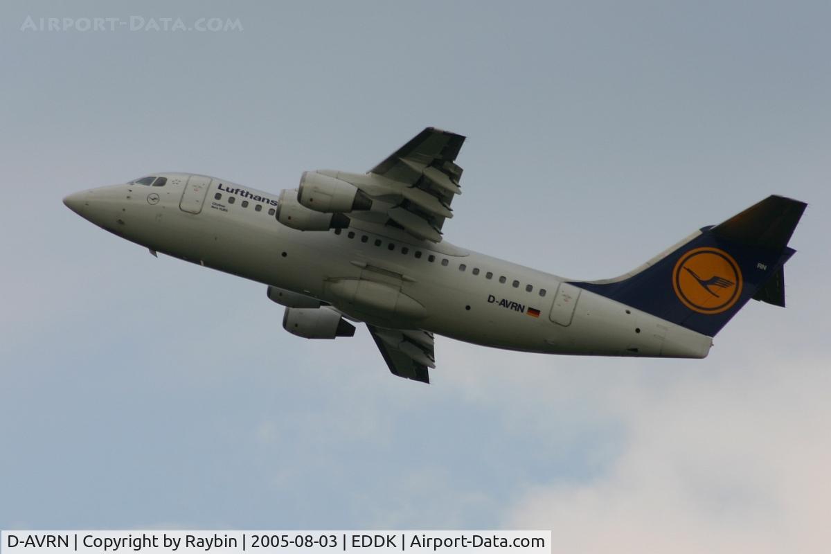 D-AVRN, 1996 British Aerospace Avro 146-RJ85A C/N E2293, Parked since 11/2022 as N355AC for Aero Flite