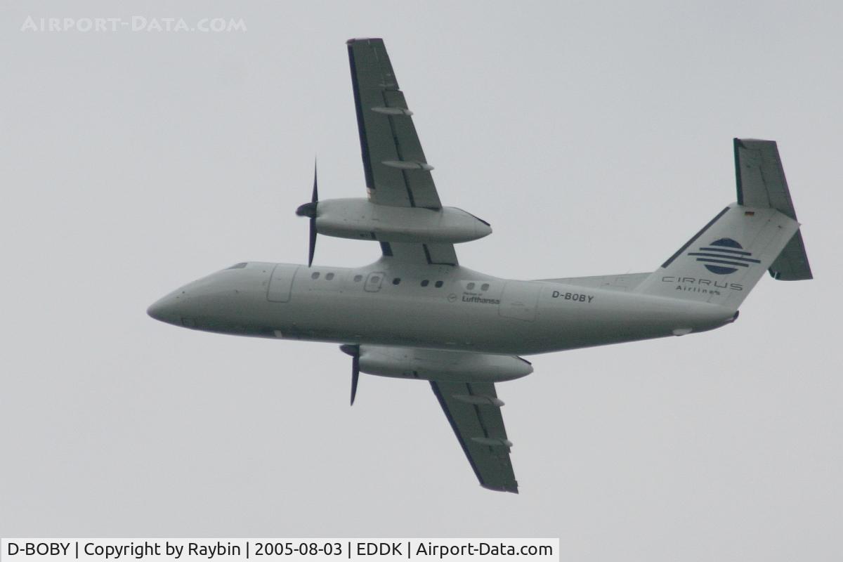 D-BOBY, 1989 De Havilland Canada DHC-8-102 Dash 8 C/N 177, Stored as 5Y-RHM for 748 Air Services
Cirrus Airlines ceased ops in 2012