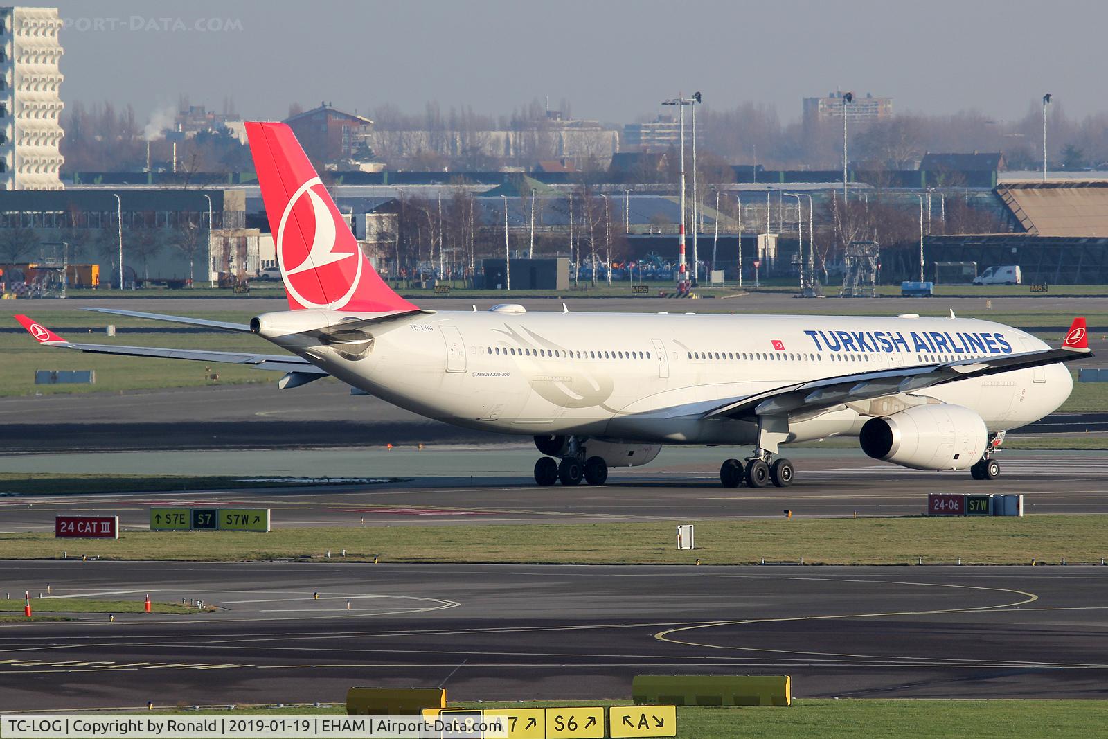 TC-LOG, 2016 Airbus A330-343 C/N 1651, at spl